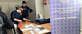 stoisko informacyjno-edukacyjne w Branżowej Szkole I stopnia w Siemiatyczach