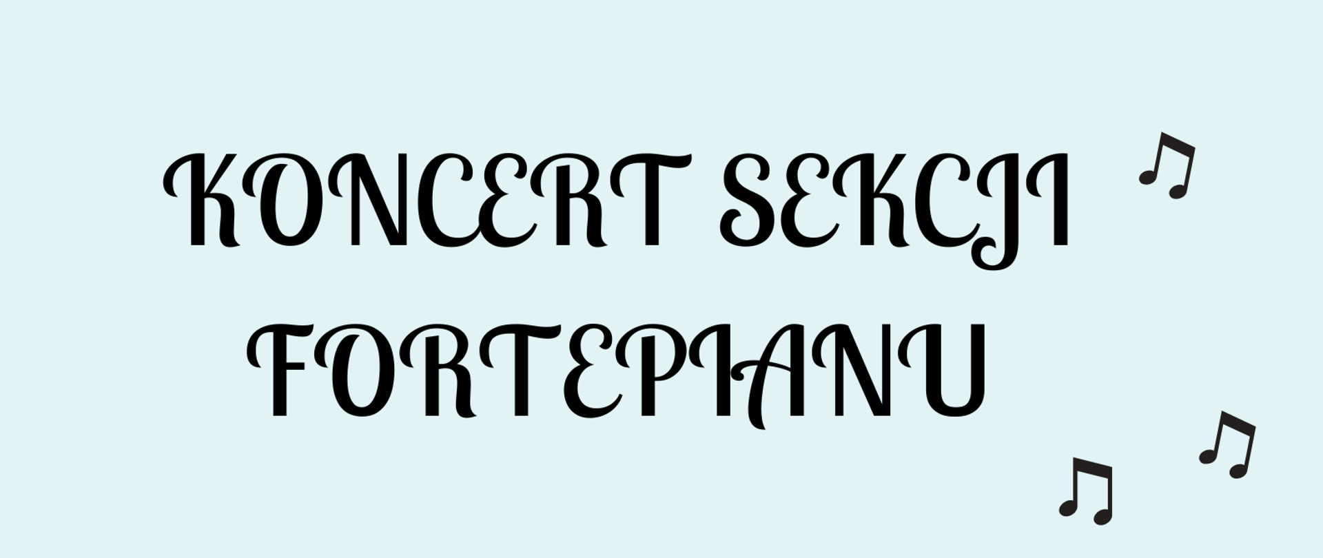 koncert sekcji fortepianu 24.03.2025