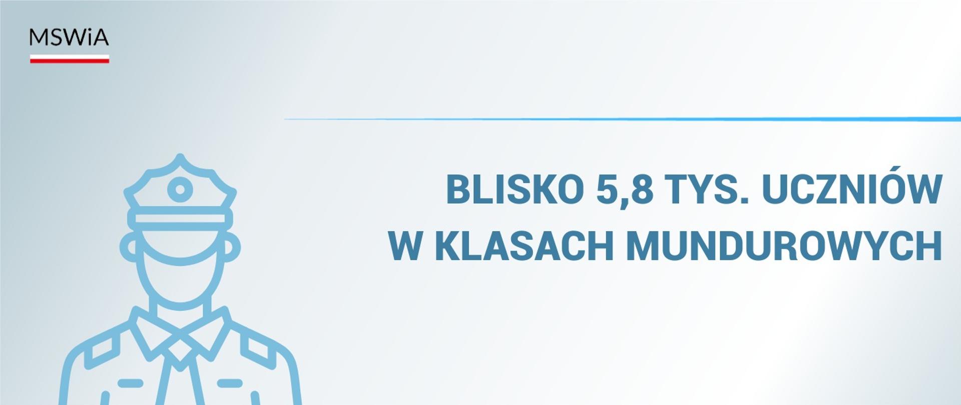 Blisko 5,8 tys. uczniów w klasach mundurowych