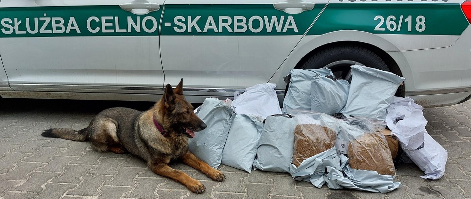 Tytoń w paczkach kurierskich - zdj. poglądowe
