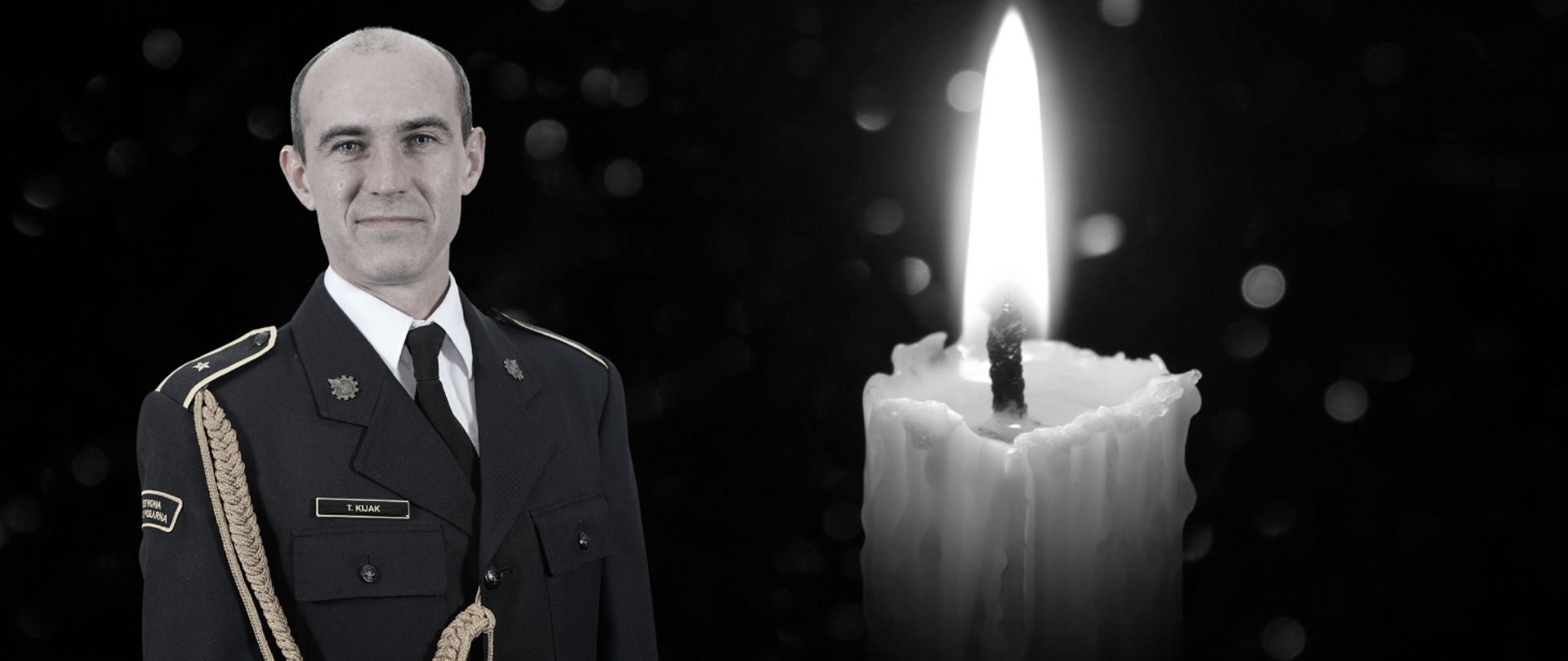 Na wieczną służbę odszedł śp. asp. Tomasz Kijak - funkcjonariusz Komendy Wojewódzkiej PSP w Poznaniu