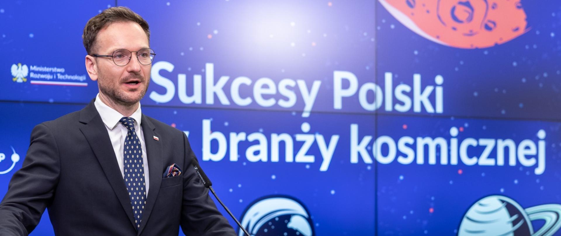 Konferencja prasowa na temat sektora kosmicznego – zaangażowanie Polski