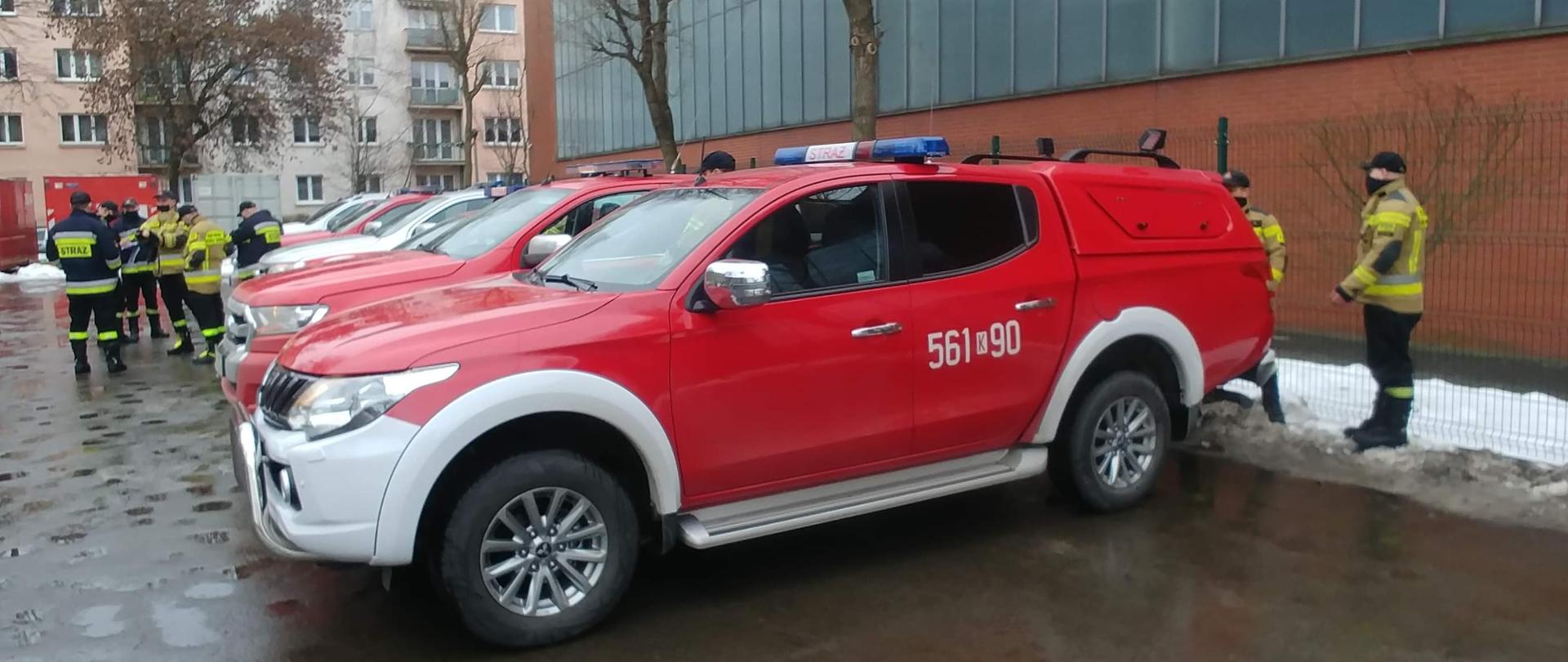 Na zdjęciu samochód przed wyjazdem na Słowację