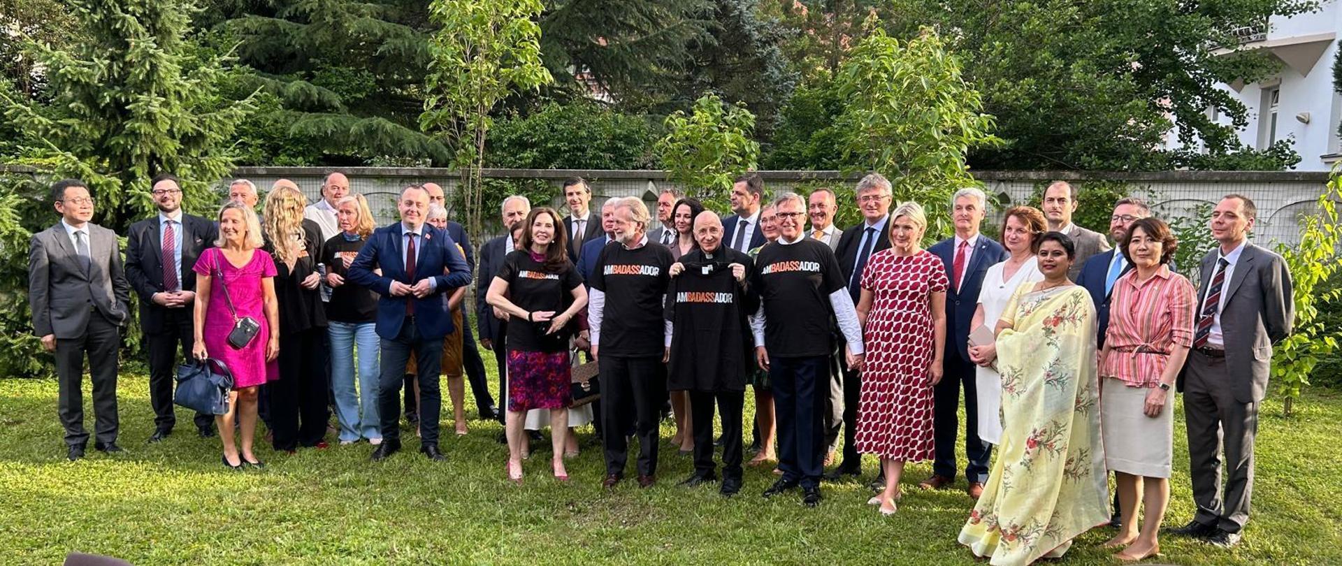 Pożegnanie Ambasadora Krzysztofa Olendzkiego i Joanny Olendzkiej na zakończenie misji w Słowenii przez korpus dyplomatyczny akredytowany w Lublanie