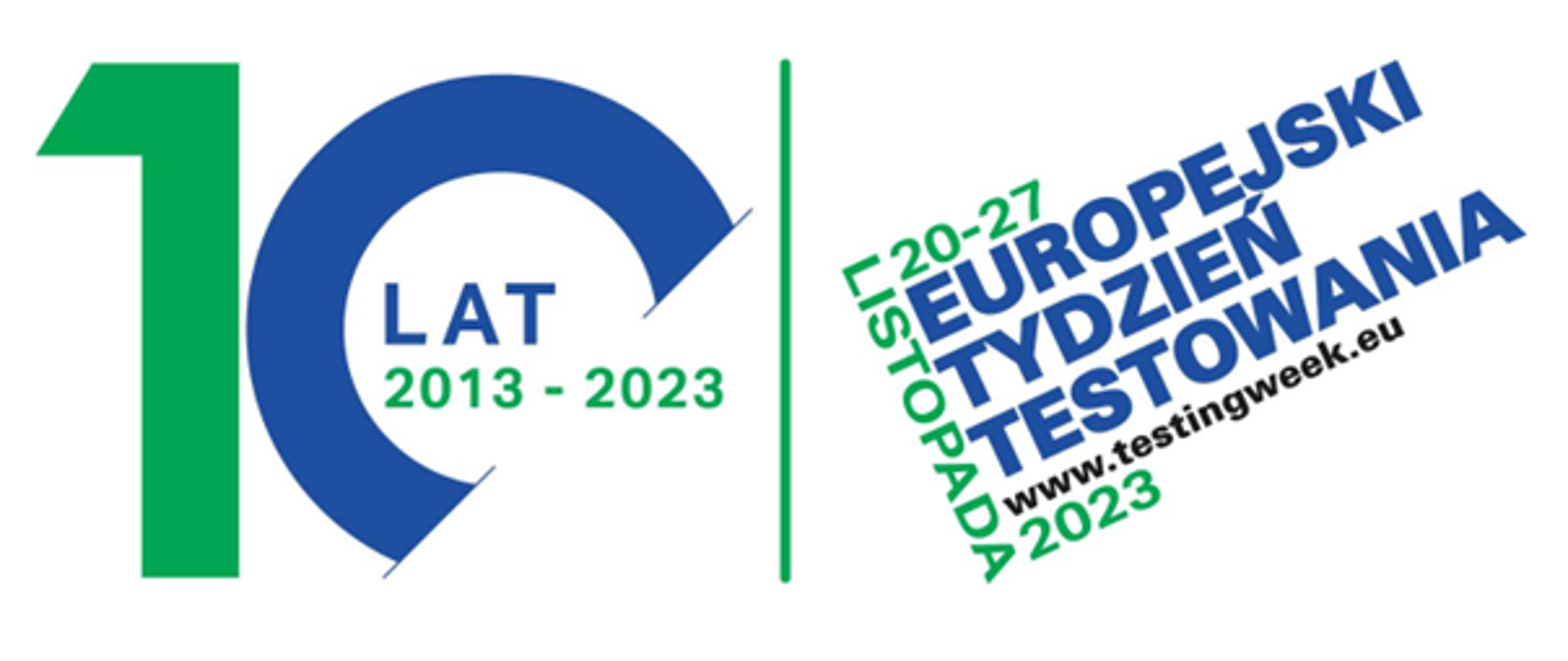 na białym tle napis 20-27 Listopada Europejski Tydzień Testowania 