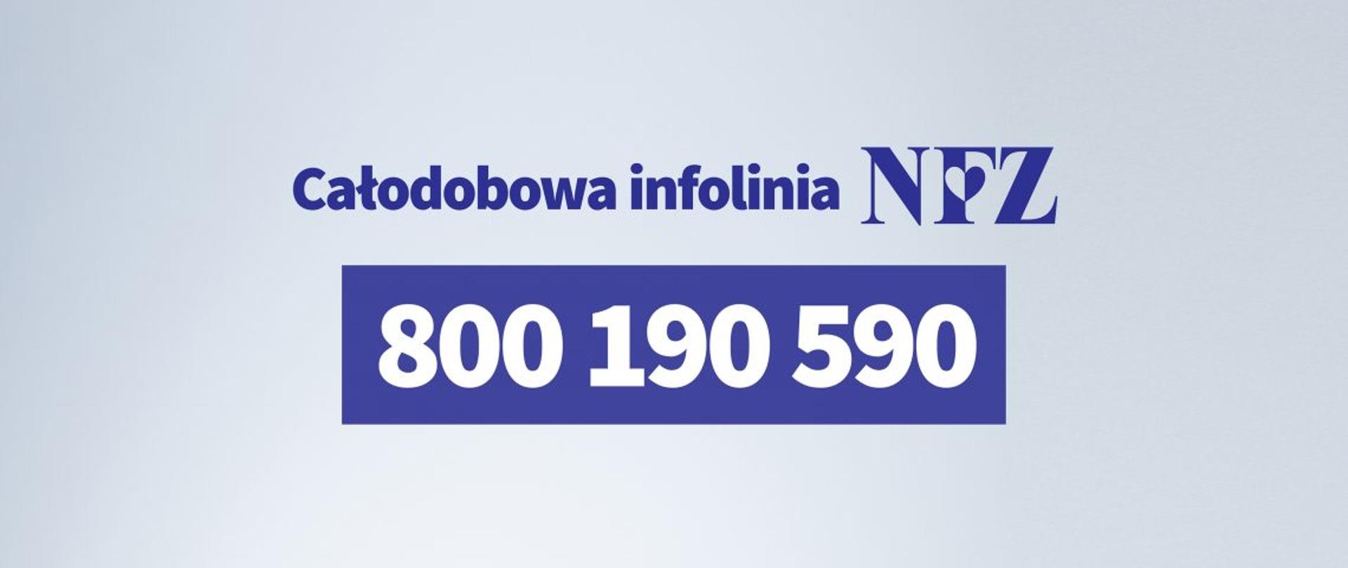 Całodobowa infolinia NFZ dotycząca koronawirusa