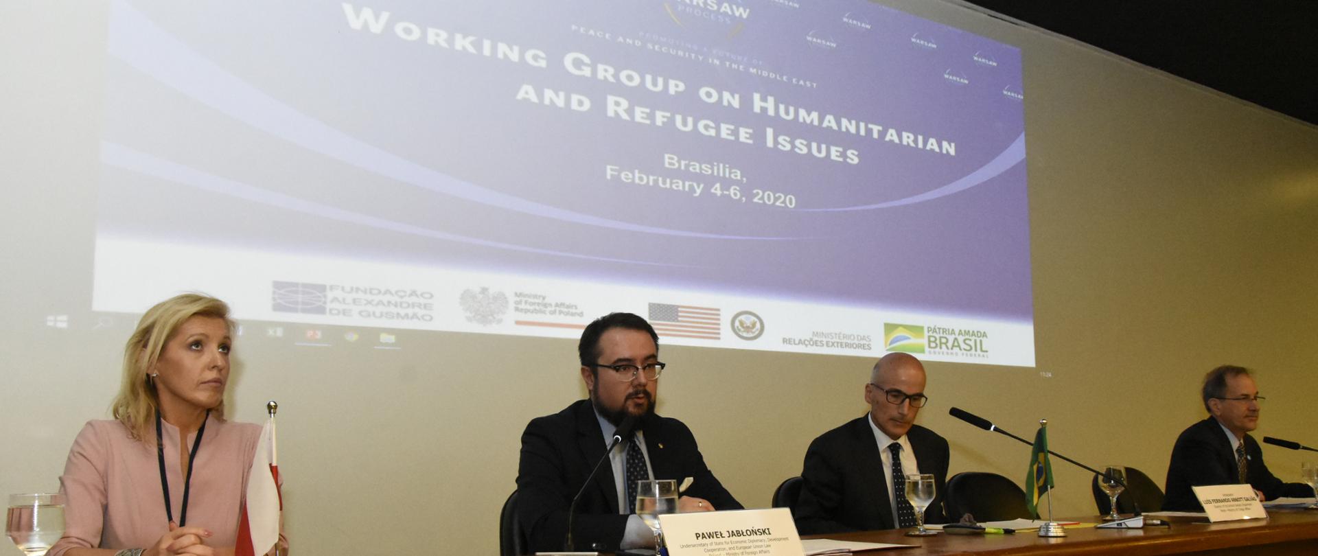 wiceminister Jabłoński na grupie roboczej ds. humanitarnych 