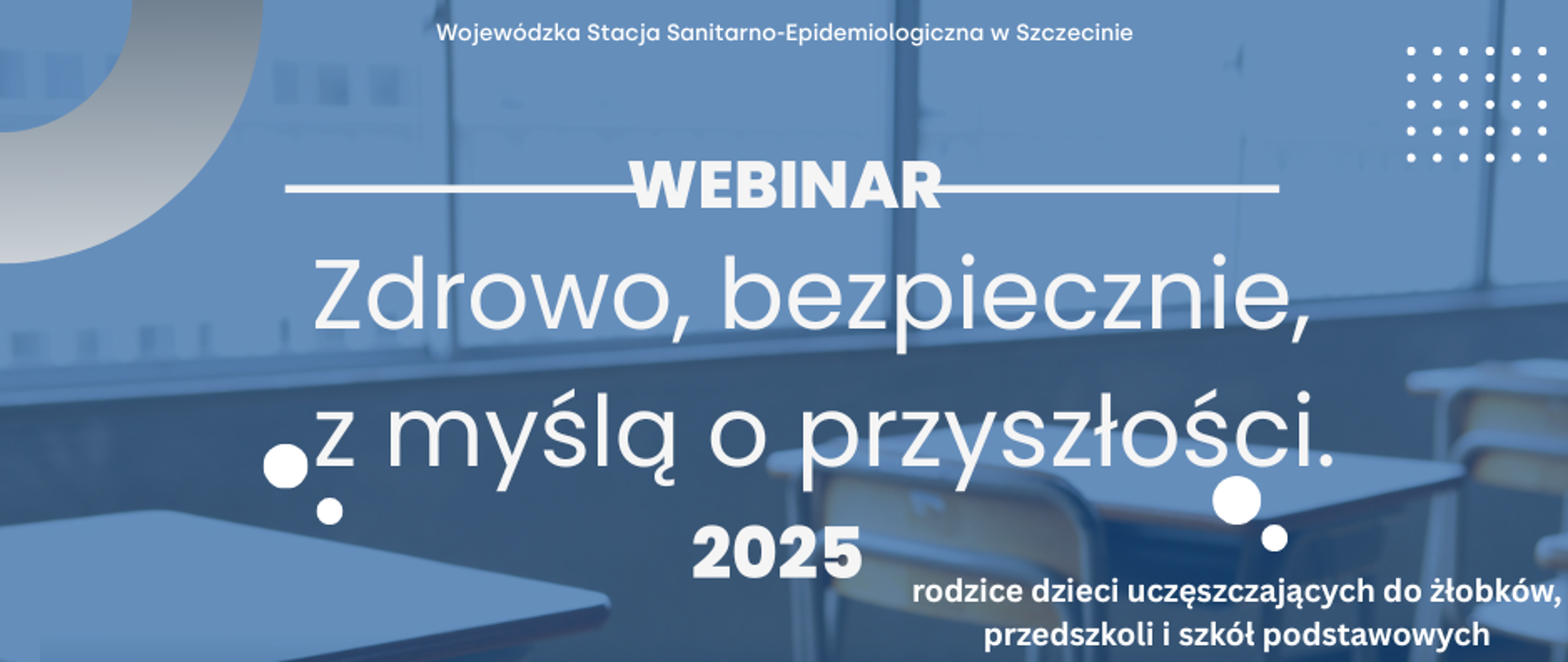 webinar zapraszający na szkolenie dla rodziców