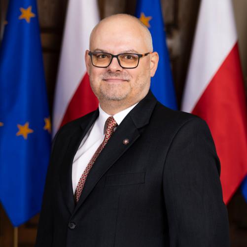 Zastępca pełnomocnika Wojewody Łódzkiego ds. Ochrony Informacji Niejawnych - Marcin Binasiak 