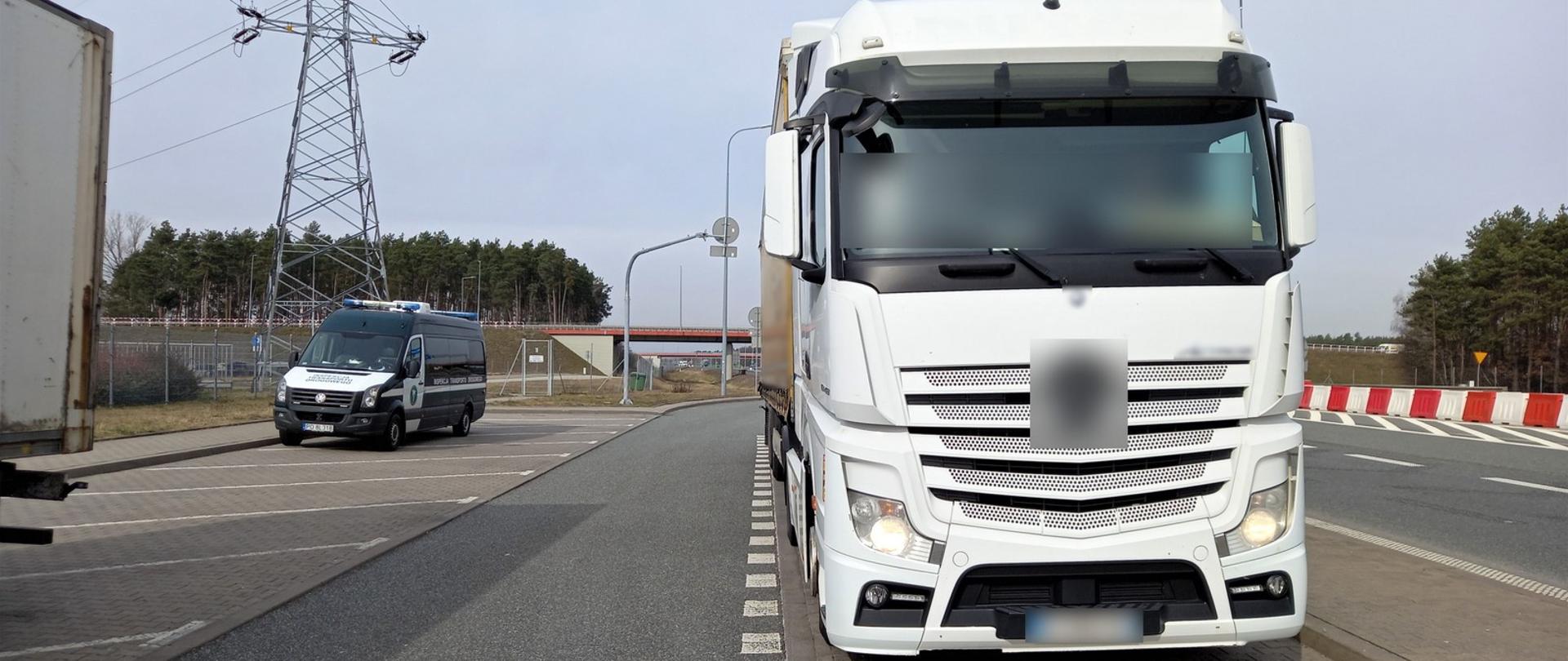 Pojazdem kierował Litwin, wykonując międzynarodowy transport drogowy ładunku z Niemiec na Litwę
