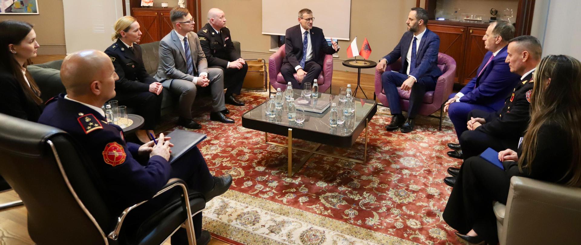 Visit of the delegation from the National Headquarters of the State Fire Service