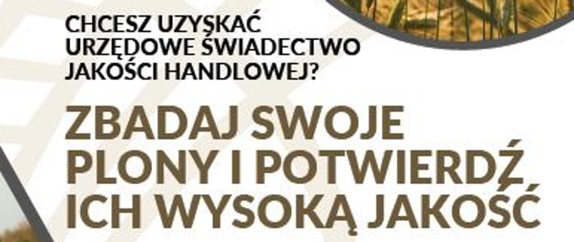 Ulotka, na białym tle zawiera tekst informujący o Wnioskach. Przedstawione są 3 kafelki 1 ze zbożem a 2 z mężczyznami na polu