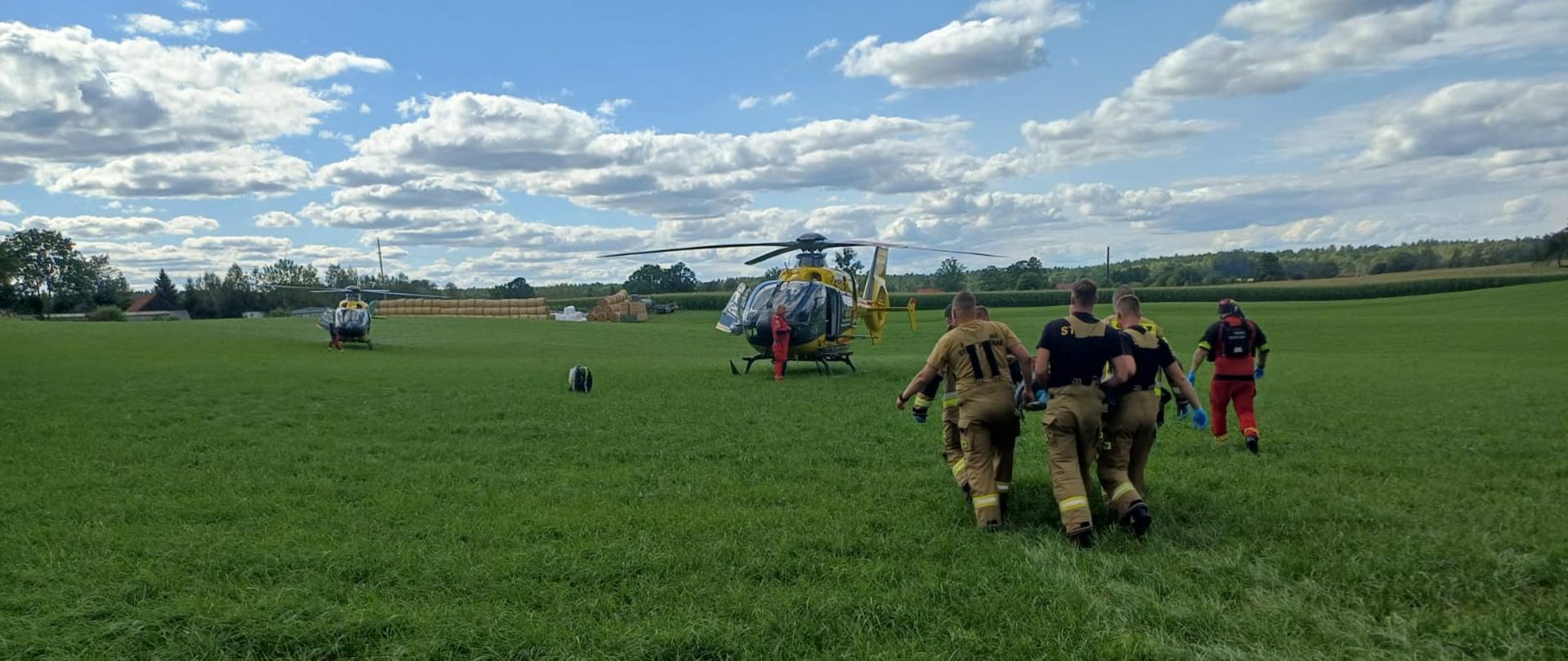 Transport poszkodowanego do LPR