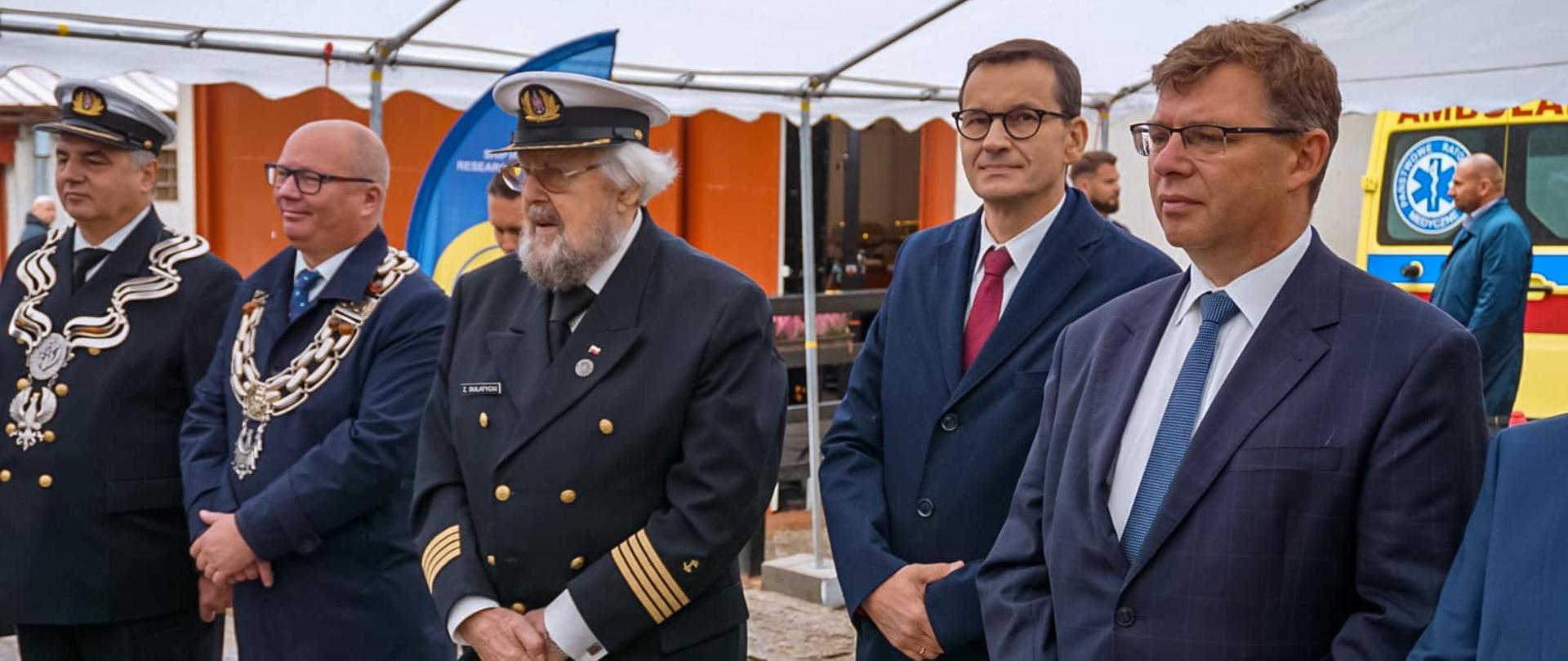 Odsłonięcie tablicy w „Szkole kapitanów” w Iławie 