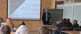 Spotkanie z uczniami Zespołu Szkół Rolniczego Centrum Kształcenia Ustawicznego w Kościelcu