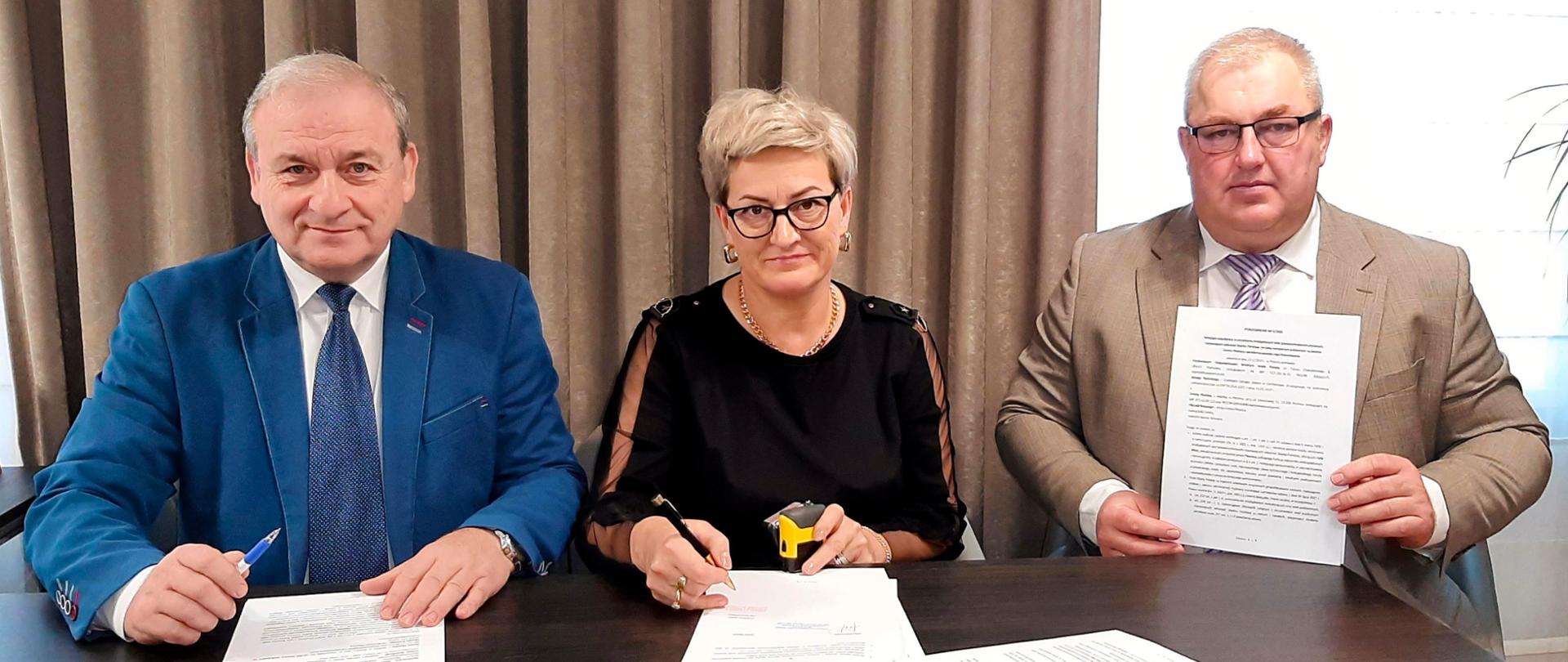 Podpisanie porozumienia z Gminą Płośnica