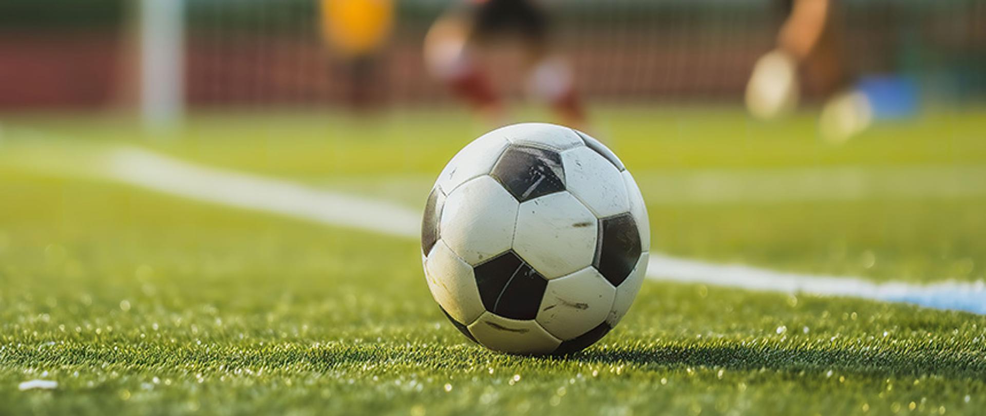 Zdjęcie przedstawia piłkę