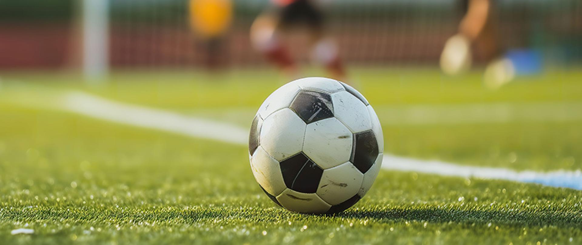 Grafika przedstawia piłkę