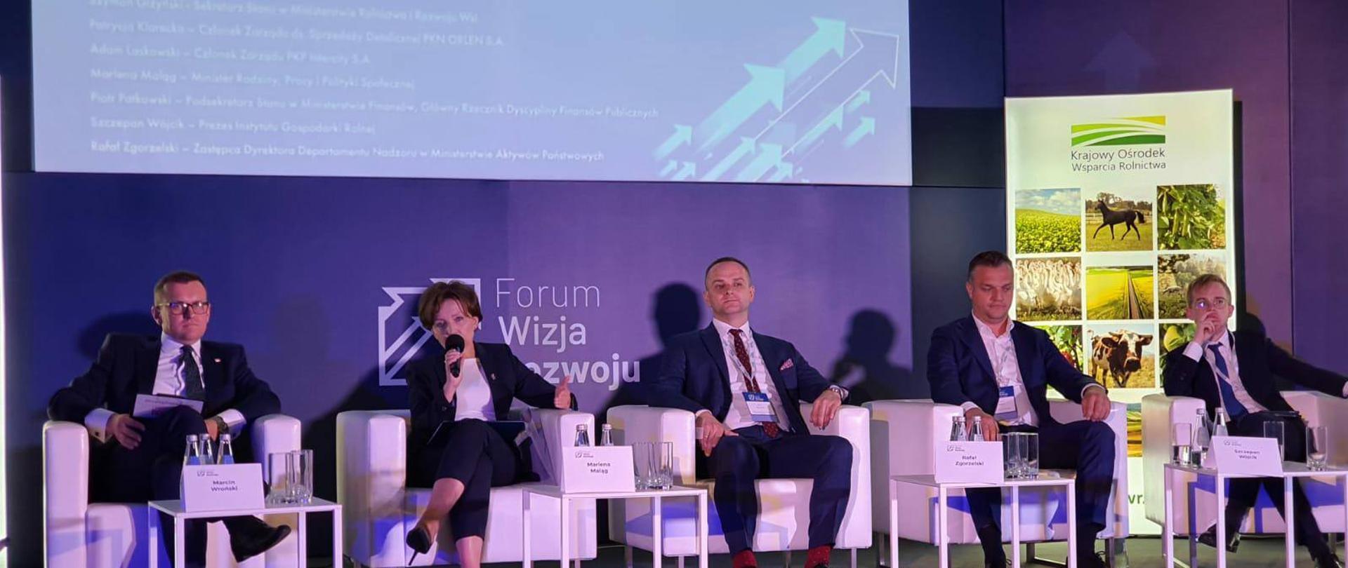 Minister Marlena Maląg na Forum Wizja Rozwoju w Gdyni 