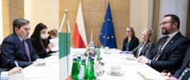 Deputy Minister Paweł Jabłoński meets with Italy’s Minister for European Affairs Vincenzo Amendola