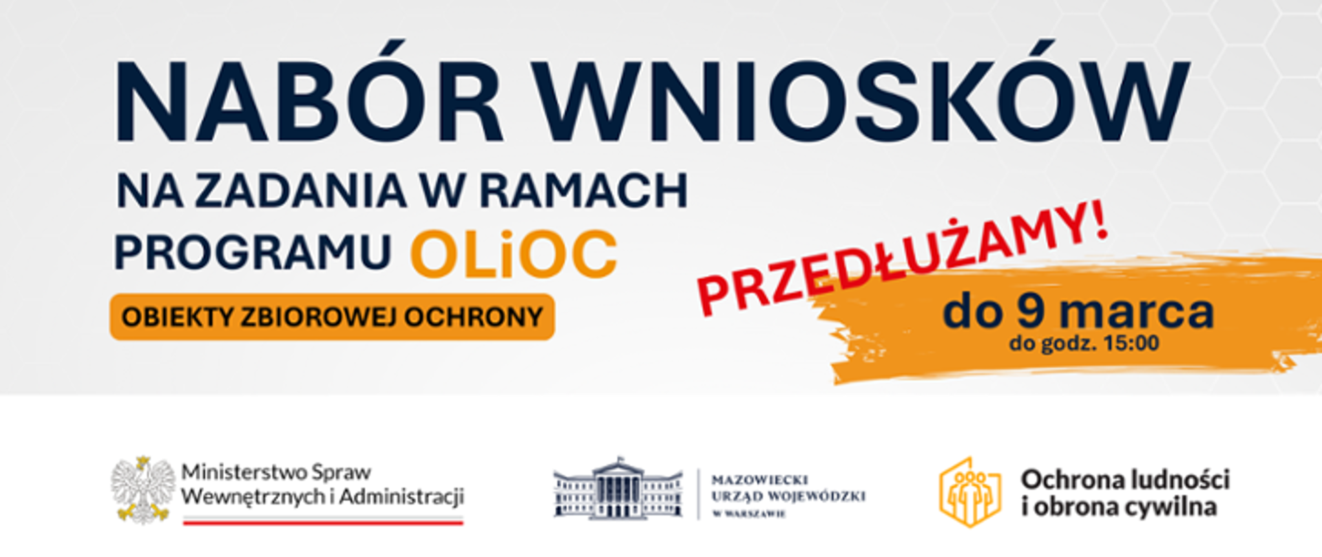 nabór wniosków przedłużony