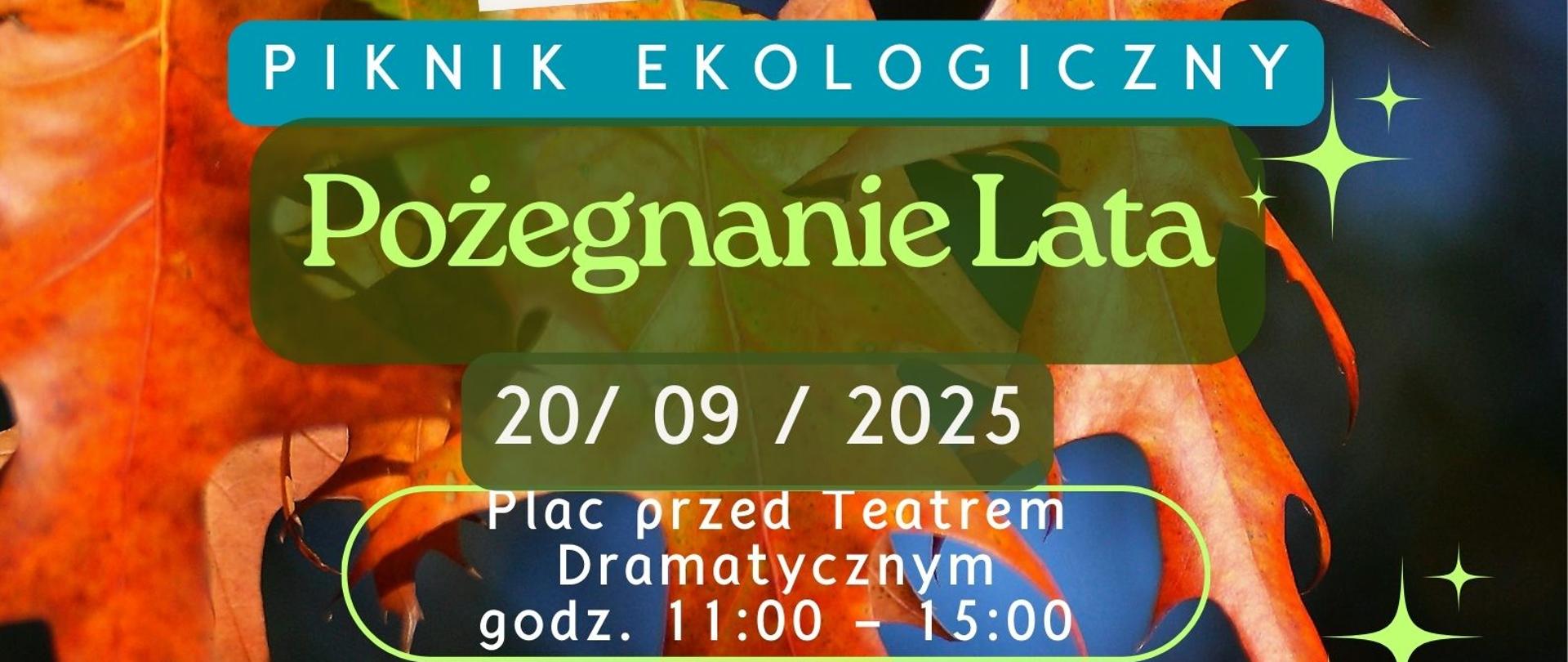 Piknik ekologiczny Pożegnanie Lata