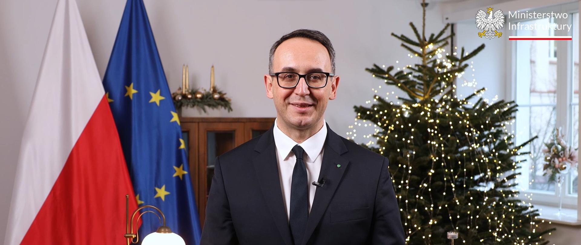 Życzenia ministra infrastruktury Dariusza Klimczaka z okazji Świąt Bożego Narodzenia