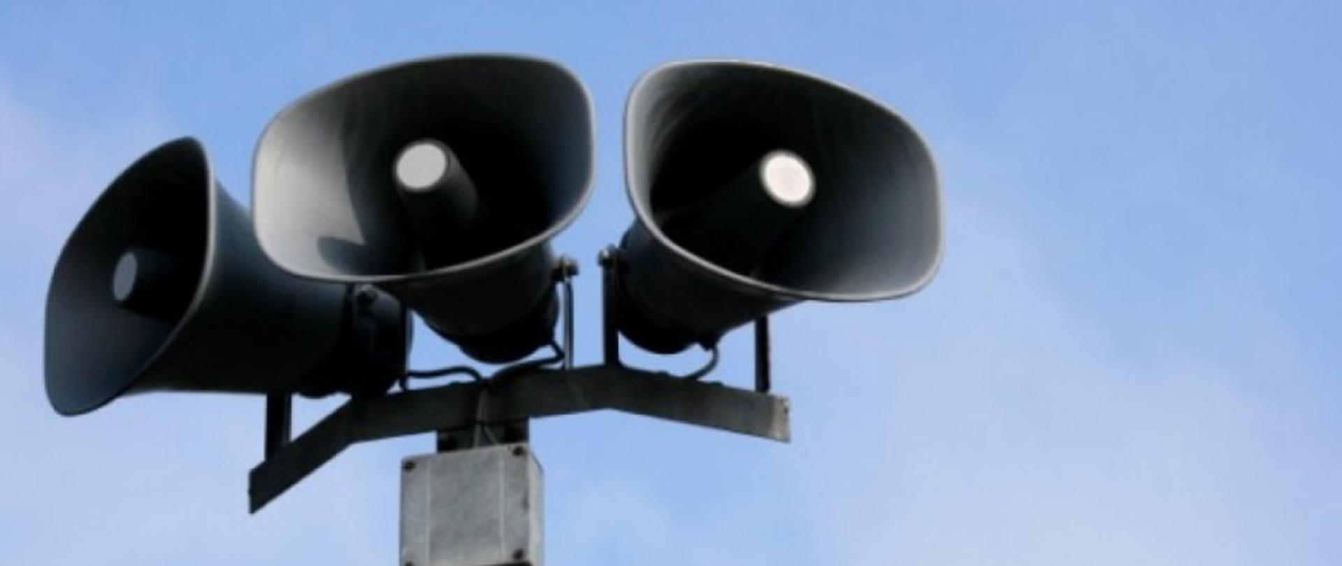Syreny do ostrzegania ludności