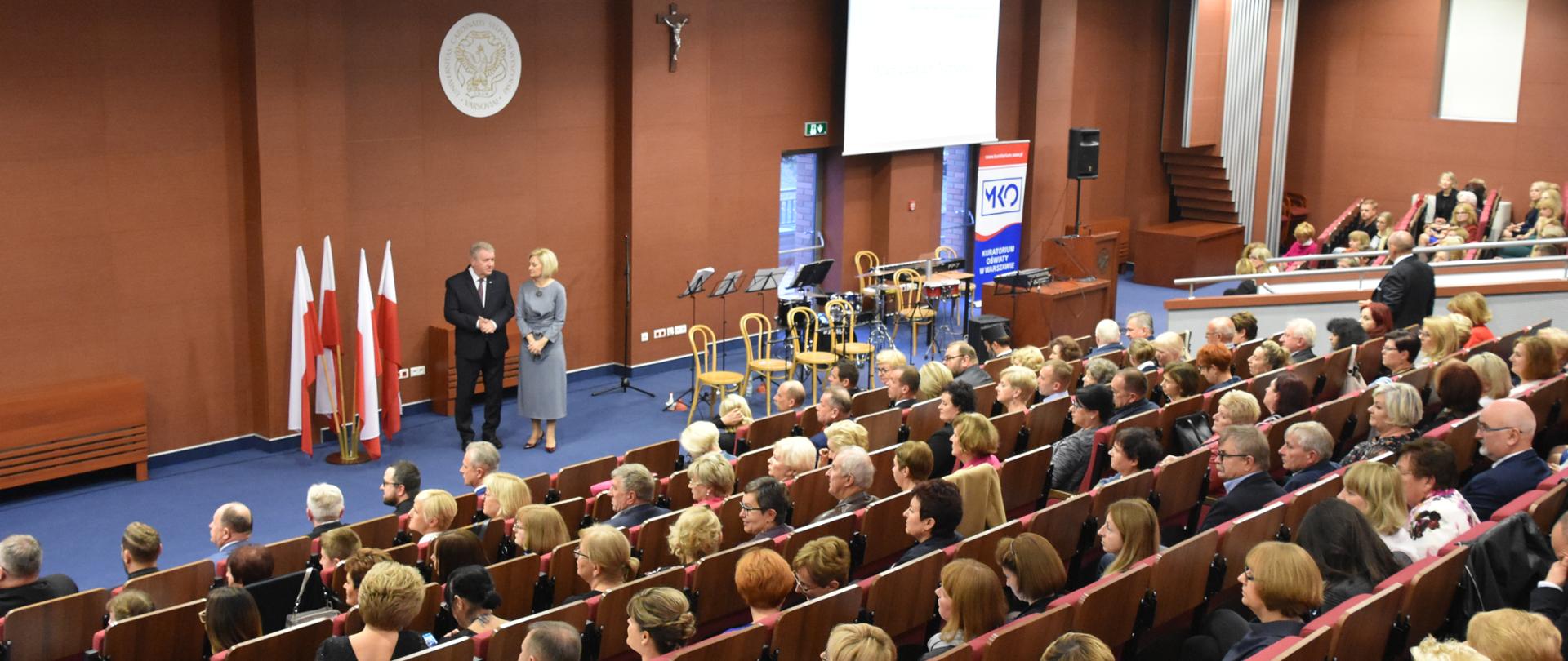 Uroczystość z okazji Dnia Edukacji Narodowej odbyła się na Uniwersytecie Kardynała Stefana Wyszyńskiego w Warszawie. 