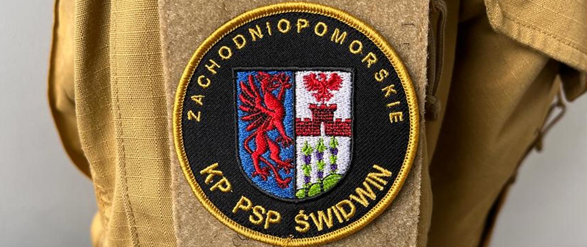 Nowy emblemat z herbem powiatu świdwińskiego 