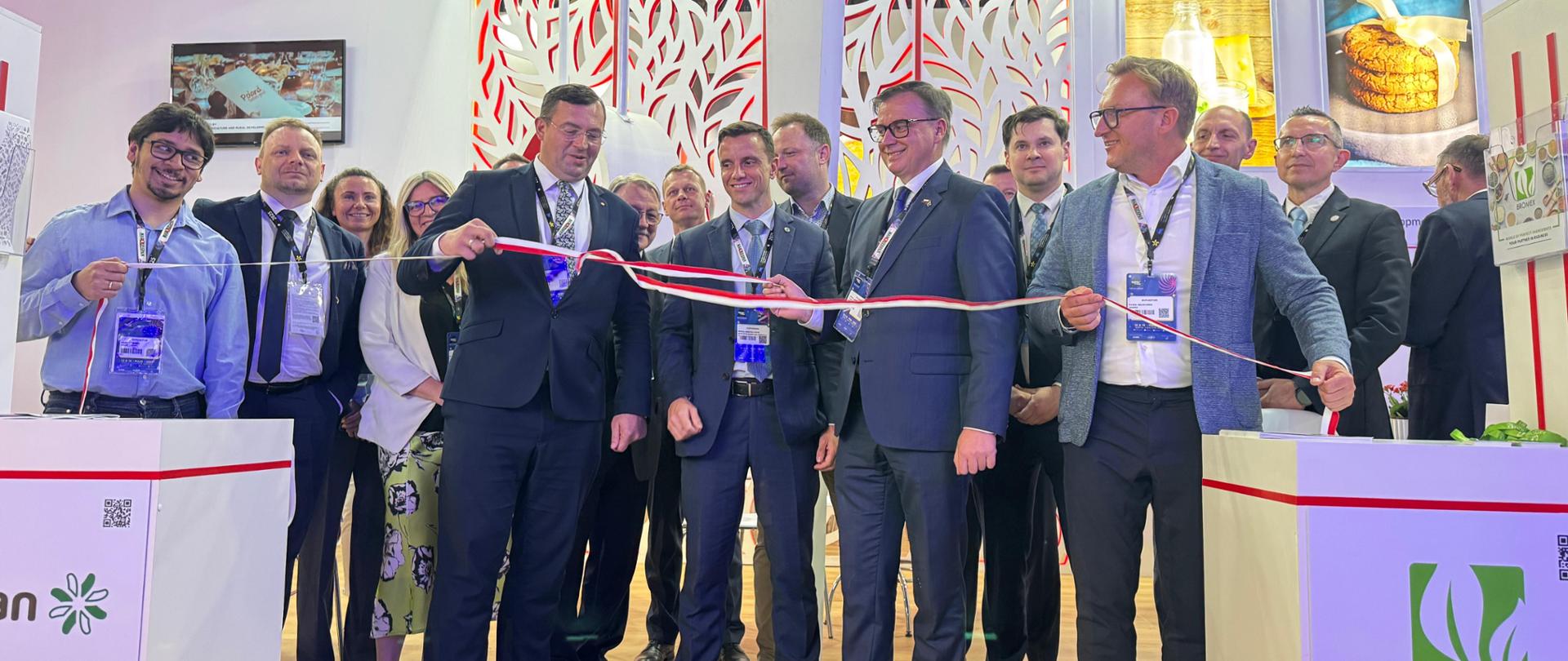 Otwarcie polskiego stoiska narodowego