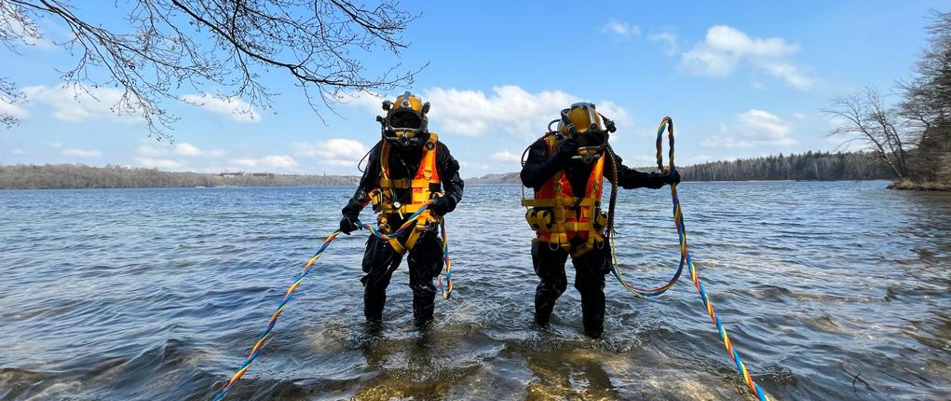Obóz nurkowy SGRWN nad jez. Hańcza