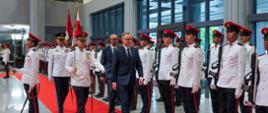 Oficjalne powitanie Prezydenta Andrzeja Dudy i Małżonki w Parlamencie Singapuru