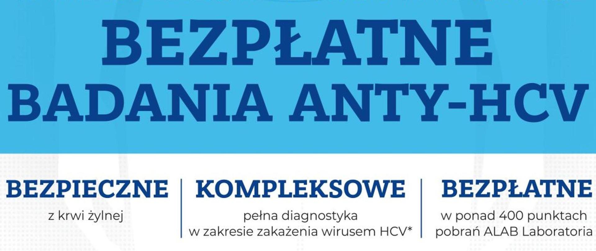Bezpłatne badania HCV