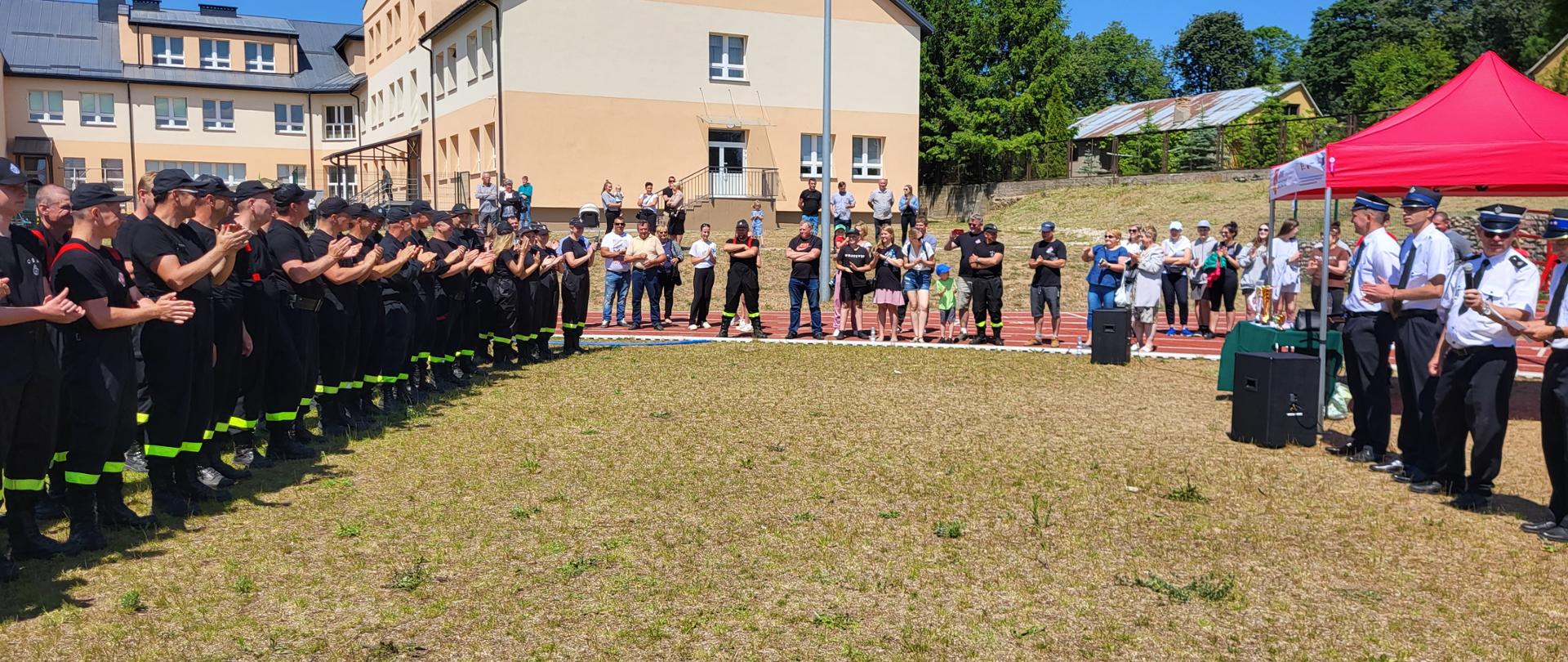 Gminne zawody sportów pożarniczych.