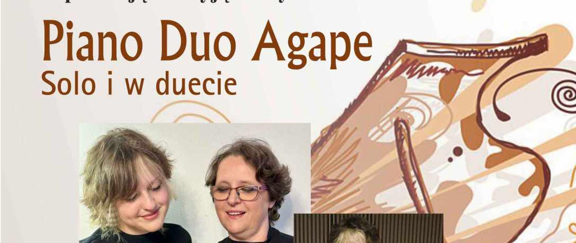 Piano Duo Agape plakat