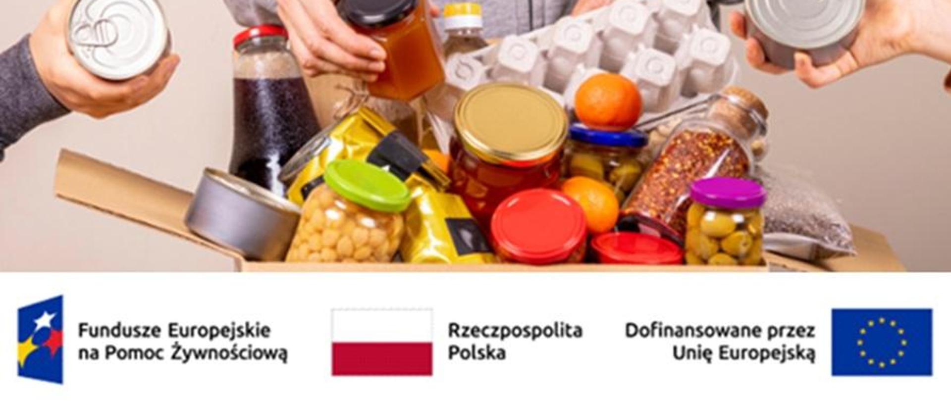 Fundusze Europejskie na Pomoc Żywnościową 2021-2027 (FEPŻ) – Podprogram 2023, współfinansowanego ze środków Europejskiego Funduszu Społecznego Plus (EFS+)