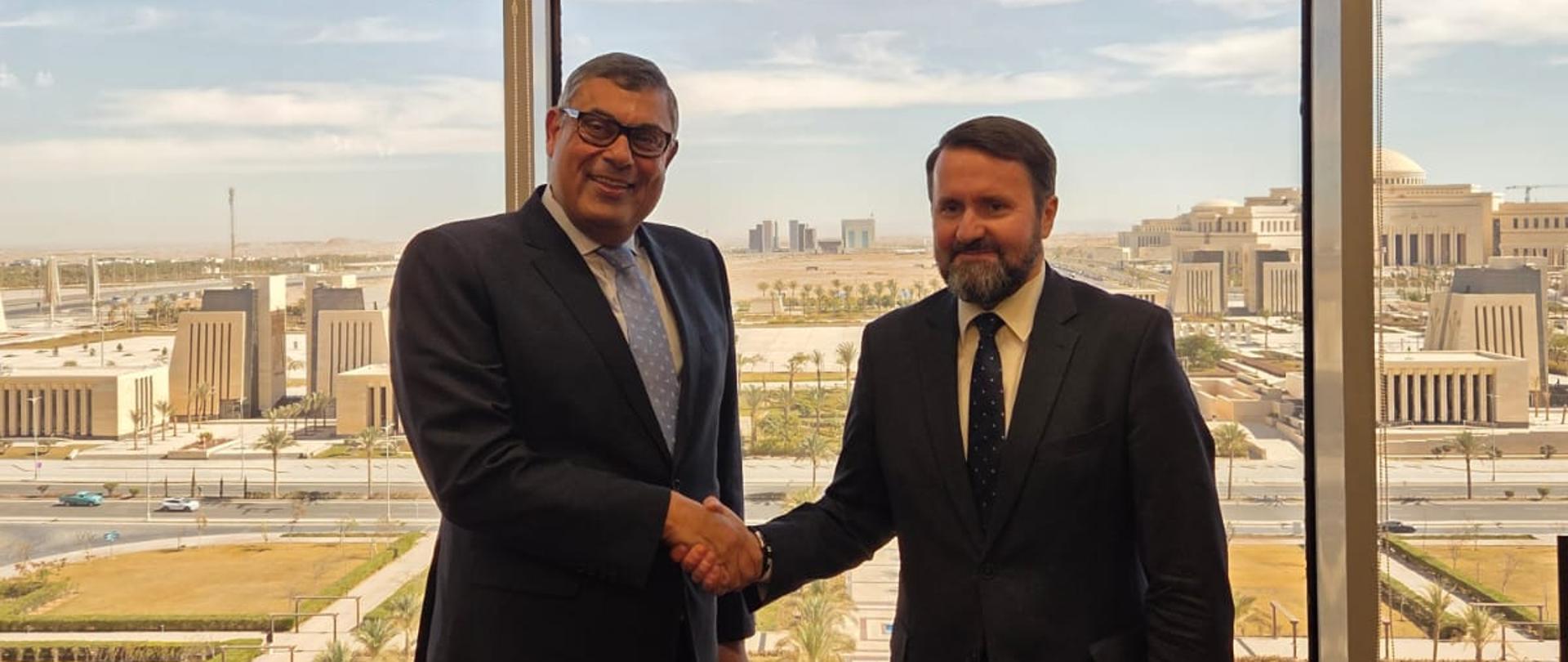 Konsultacje wiceministrów spraw zagranicznych Polski i Egiptu