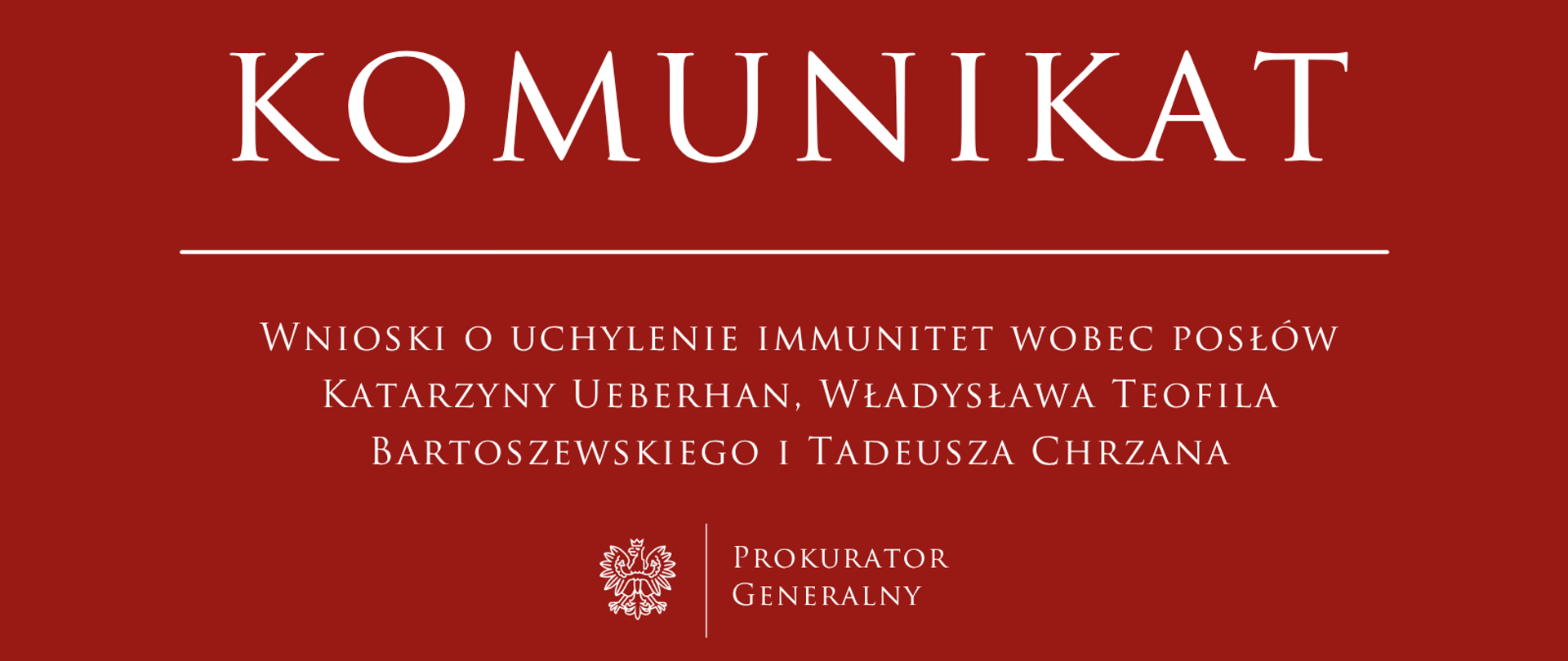 wnioski o uchylenie immunitetu
