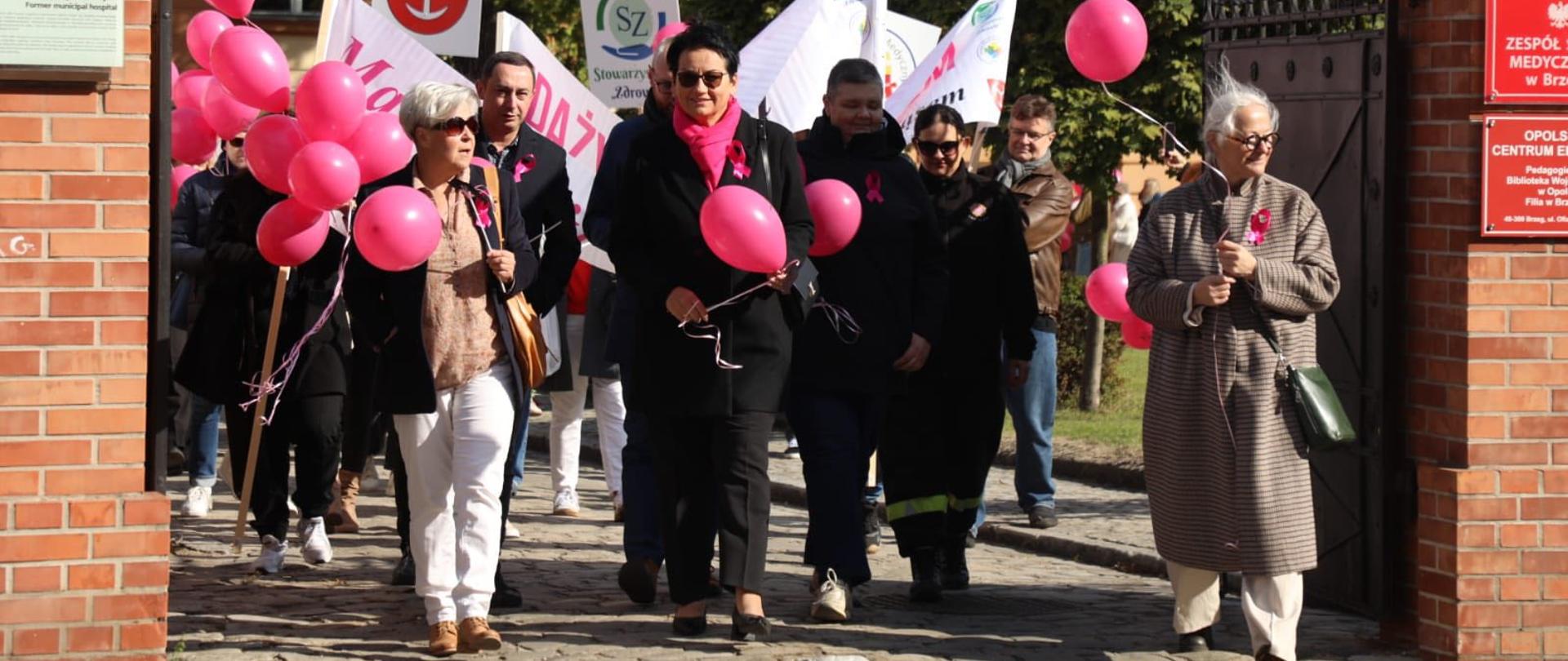 10. Marsz Różowej Wstążki z Czarnym Wąsem przeszedł ulicami Brzegu!