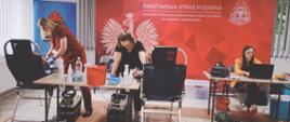 Strażacy i mieszkańcy oddali krew. Kolejna zbiórka w tym roku w KP PSP w Lidzbarku Warmińskim
