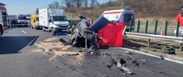 Tragiczny wypadek na drodze ekspresowej S52 w miejscowości Ogrodzona