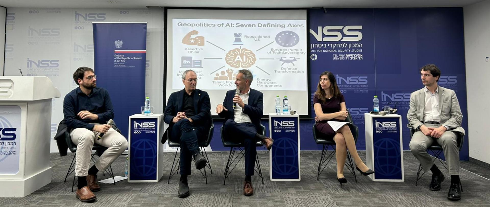 Polish and Israeli experts participate in a panel discussion during a Polish-Israeli expert conference „Responding to Geopolitical Shifts and Emerging Threats: The Experiences of Poland and Israel”