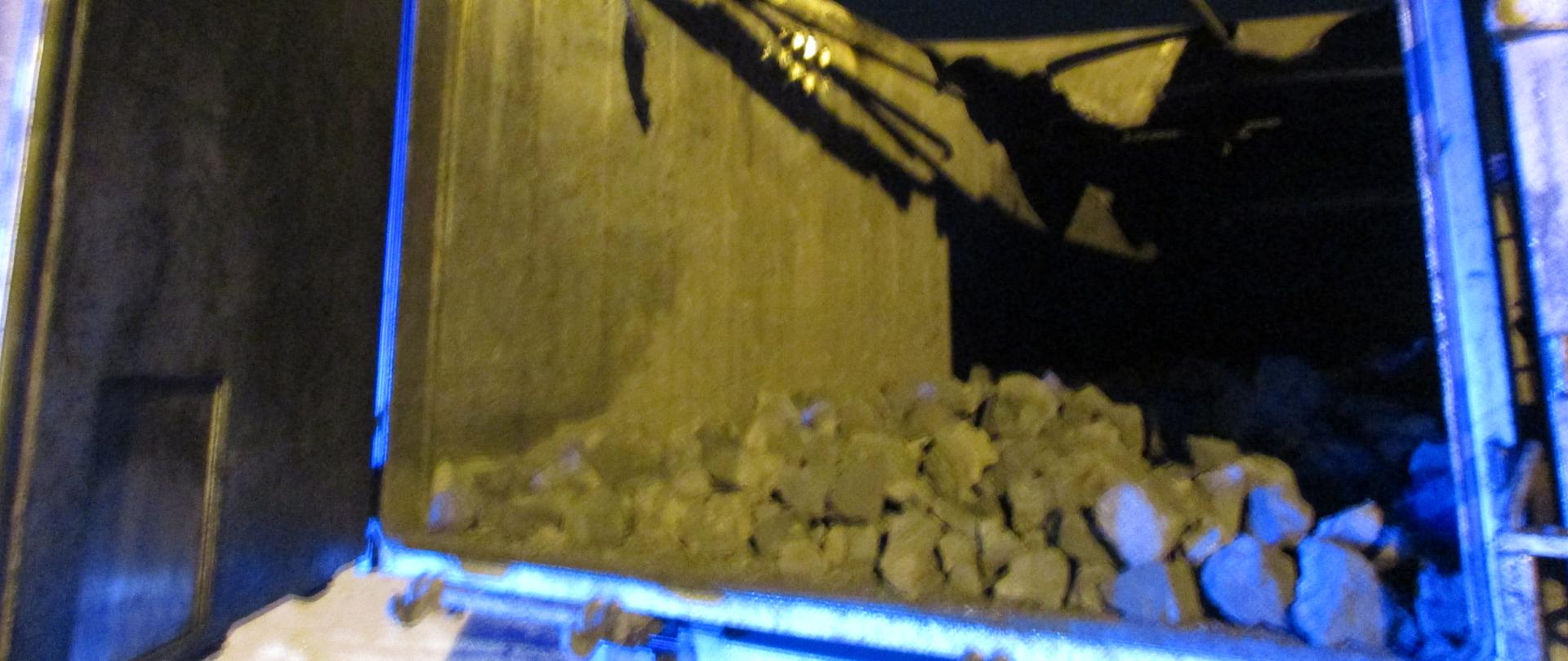 PORANNY POŻAR NACZEPY