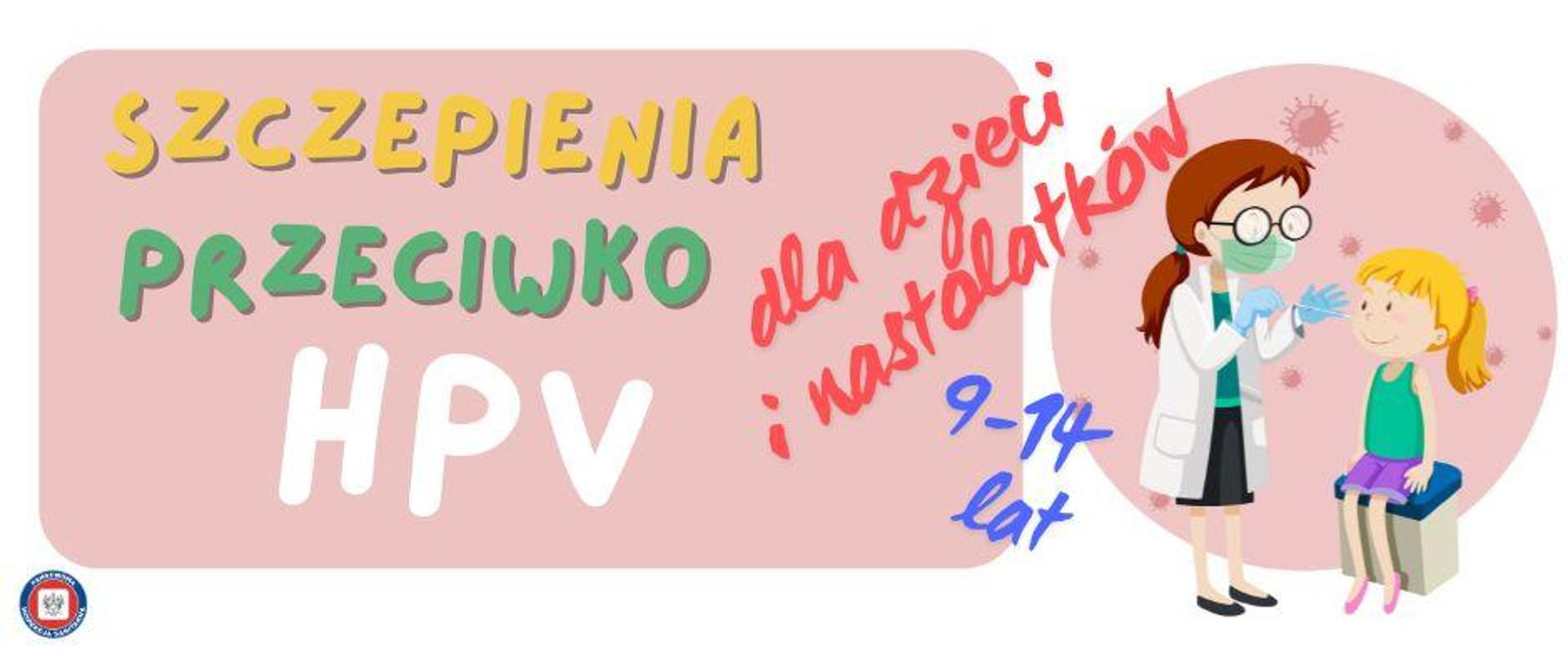 Lekarz i siedząca dziewczynka