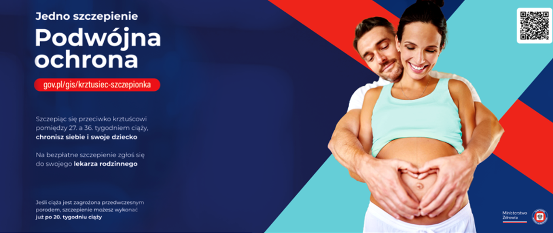 Baner Szczepionka przeciwko krztuścowi