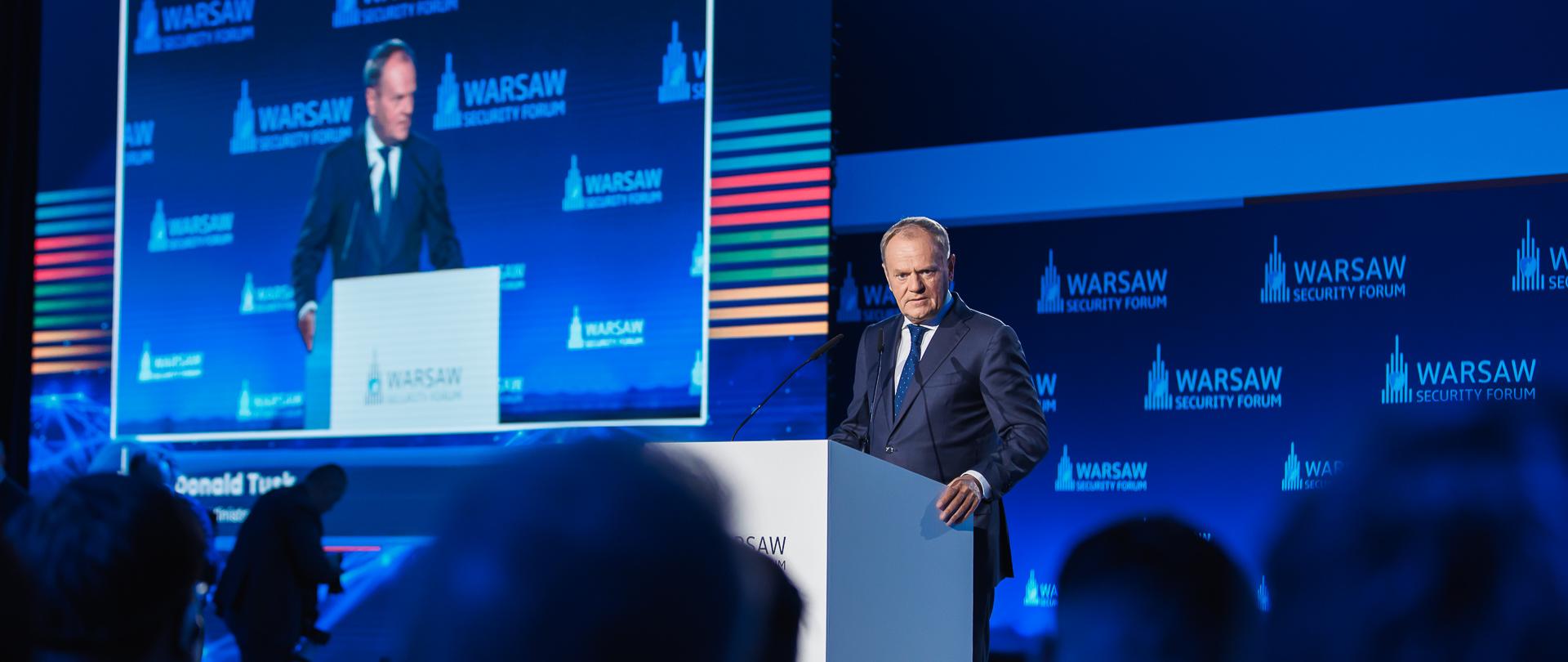 PM Tusk at Warsaw Security Forum