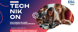 Grafika informacyjna z nagłówkiem „Europejski Rok Umiejętności” i dużym napisem „Zostań Technikiem Odnawialnych Źródeł Energii!”. Po prawej stronie widoczne jest zdjęcie młodego mężczyzny w kasku ochronnym i kamizelce odblaskowej, który pracuje przy instalacji paneli fotowoltaicznych na dachu. W dolnej części grafiki znajdują się logotypy funduszy europejskich, Rzeczypospolitej Polskiej oraz Unii Europejskiej.