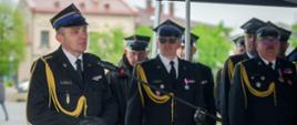 Z-ca Komendanta st. bryg. Arkadiusz Biskup przemawia