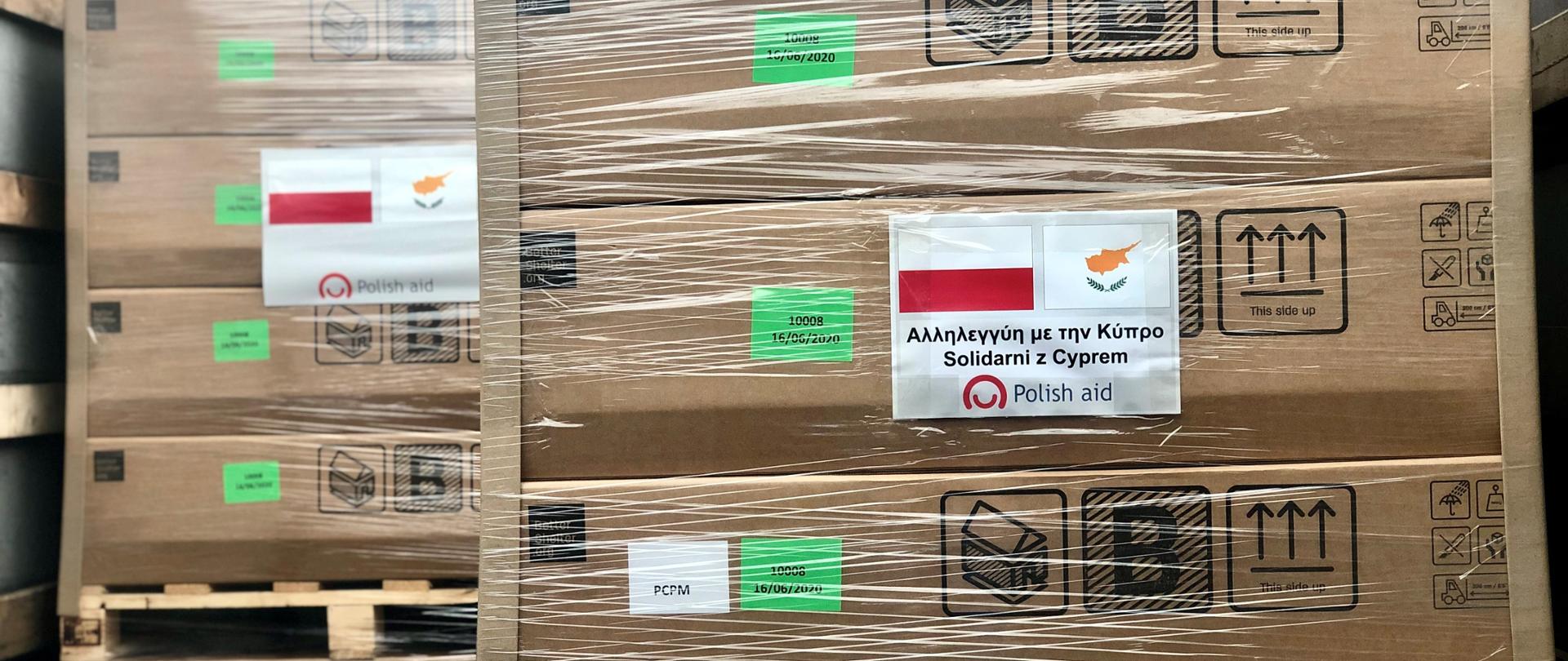 transport of humanitarian aid to Cyprus